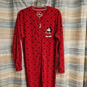 Disney Red Mickey Mouse Pajama Onesie